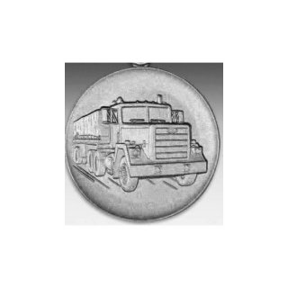 Emblem D=50mm M915 LKW, silberfarben in Kunststoff fr Pokale und Medaillen