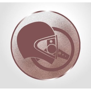 Emblem D=25mm Rallye-Sport bronzefarben