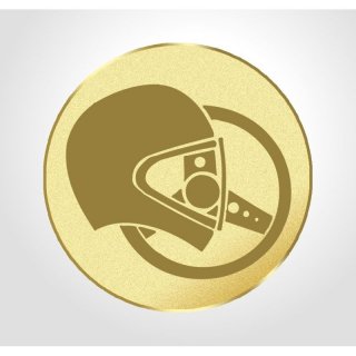 Emblem D=50mm Rallye-Sport goldfarben