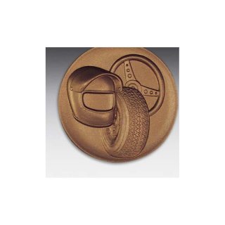 Emblem D=50mm Schnupfer, bronzefarben in Kunststoff fr Pokale und Medaillen