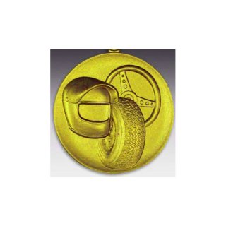 Emblem D=50mm Schnupfer, goldfarben in Kunststoff fr Pokale und Medaillen
