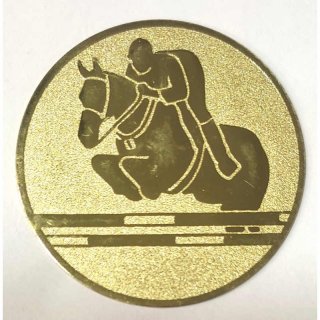Emblem D=25mm Springreiten goldfarben