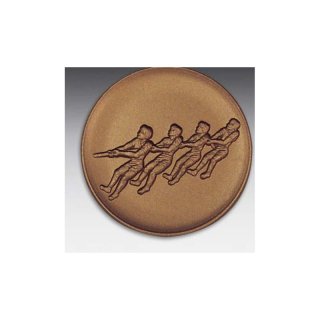 Emblem D=50mm Tauziehen, bronzefarben in Kunststoff fr Pokale und Medaillen