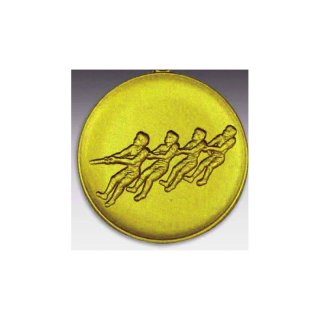 Emblem D=50mm Tauziehen, goldfarben in Kunststoff f�r Pokale und Medaillen
