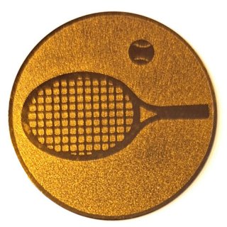 Emblem D=50mm Tennis neutral bronzefarbig