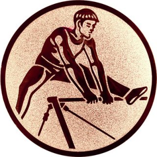 Emblem D=50mm Turnen ReckHerren bronzefarben