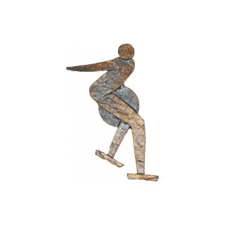 Emblem-Figur Eisschnelllauf 7cm