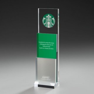 Emerald Step Acryl-Award 285mm inkl. Gravur