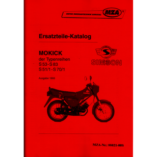 Ersatzteilkatalog Mokick S53-S83, S51/1 - S70/1 - Ausgabe 1993