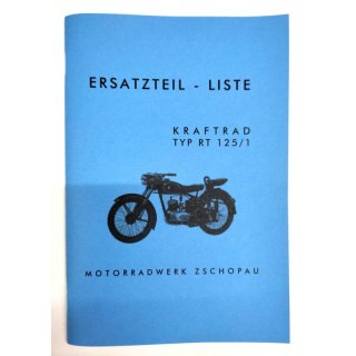 Ersatzteilkatalog Motorrad RT 125/1 