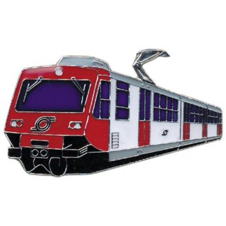 Euro-Roller Shop Pin Triebwagen 012 Napoli Vesuv rot/weiß*