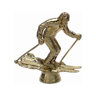 Figur Skifahren gold 117 mm