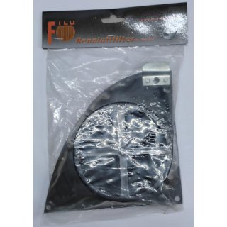 FILU Tuningluftfilter mit Bulpren Doppel-Filtermatten S50, S51, S53, S70, S83 - schwarz