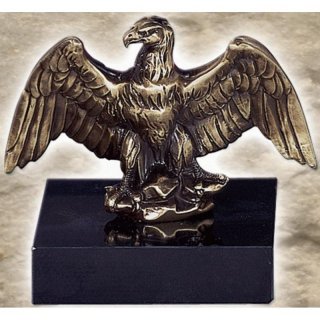 Figur Adler vergoldet 19cm