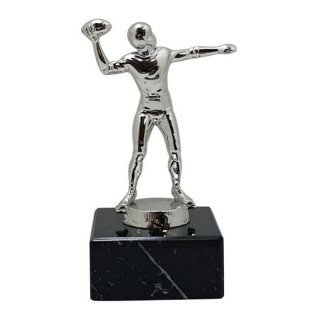 Figur American Football Silberfarben Metall 140mm