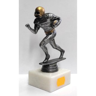 Figur American Football silber/gold H=16 cm