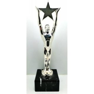 Figur Award-Stern 270mm Sterling versilbert auf Mamor Sockel
