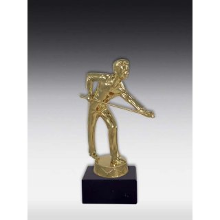 Figur Billardspieler bronze