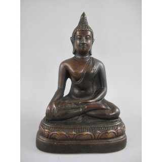 Figur Buddha Sitz BRONZE H.18xB.11xL.7cm
