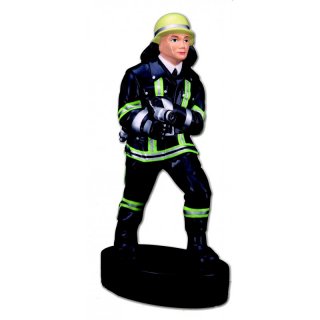Figur Feuerwehrmann 34 cm mit Helm farbig