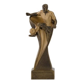 Figur Fuball - Spieler bronzefarben 170mm