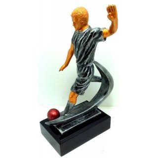 Figur Fussball farbig 23cm