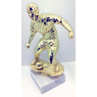 Figur Fussballspieler 23cm goldfarben inkl. Gravur