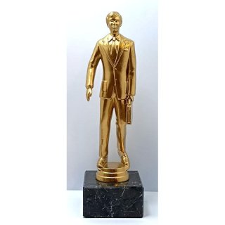 Figur Geschftsmann-Kaufmann-Vertreter goldfaben 25cm incl.Gravur