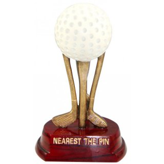 Figur Golf Nearest The Pin 17 cm inkl. Gravur