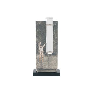 Figur H=245mm Handball aus Metall - Marmor - Glas, Gravur im Preis enthalten.