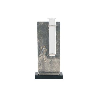 Figur H=245mm Laufen aus Metall - Marmor - Glas, Gravur im Preis enthalten.