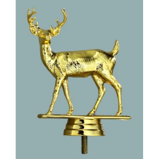 Figur Hirsch goldfarben   H=114mm