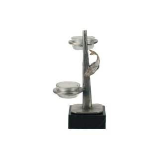 Figur Hockey H=200mm  aus Metall - Marmor - Glas, Gravur im Preis enthalten.