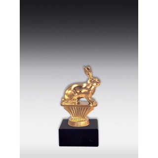 Figur Kaninchen Bronze, Glanz-Gold, Glanz-Silber oder  Versilbert-geschwrzt ca. 15cm