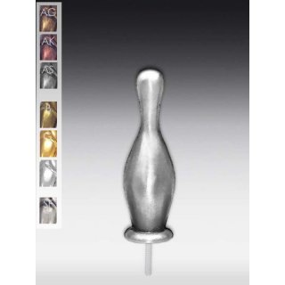 Figur Kegel-Pin Glanz-Gold