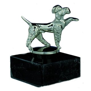 Figur Kegelpudel  bronziert 9cm