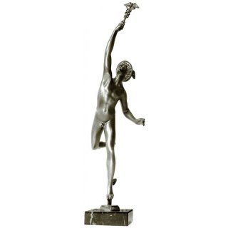 Figur Merkur  bronziert 49cm