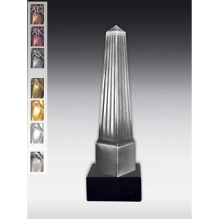 Figur Obelisk Glanz-Gold