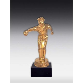 Figur Petanque Bronze, Glanz-Gold, Glanz-Silber oder  Versilbert-geschwrzt ca. 15cm
