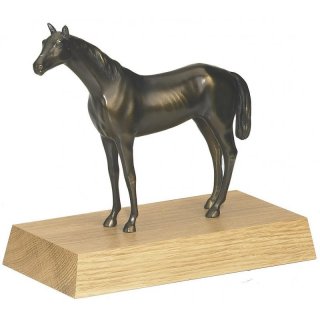 Figur Pferd  vergoldet 20cm