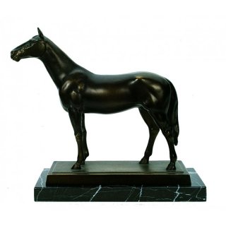 Figur Pferd  versilbert 24cm