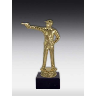 Figur Pistolen Schtze Bronze