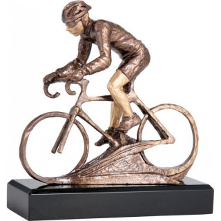 Figur Radsport Rennen H=21,5cm inkl. Gravur