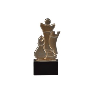 Figur Schach auf Holzsockel H=17,5 cm inkl. Gravur
