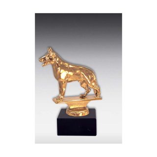 Figur Schferhund Bronze, silber oder Goldfarben
