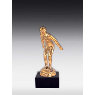 Figur Schwimmerin Bronze, Glanz-Gold, Glanz-Silber oder  Versilbert-geschwrzt ca. 15cm