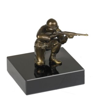 Figur Soldat   bronziert 12cm