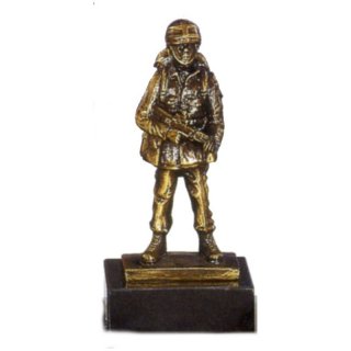 Figur Soldat vergoldet 27cm