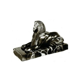 Figur Sphinx von Gizeh  bronziert 7X17cm