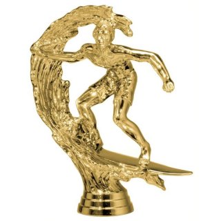 Figur Surfen gold, 139mm